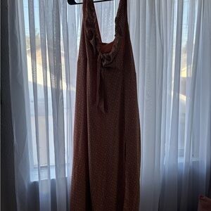 Abercrombie & Fitch Orange Patterned Dress